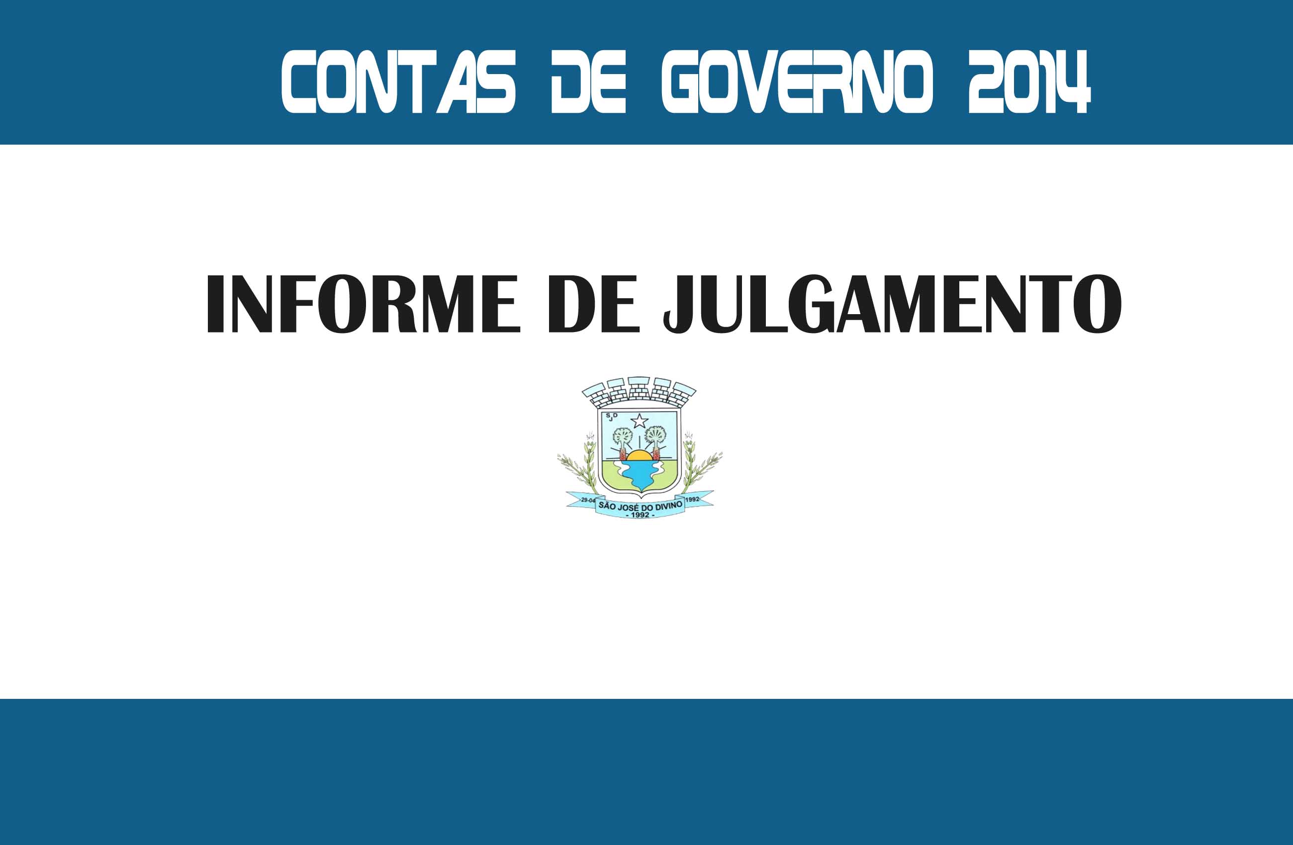 Câmara define data para julgamento das contas de 2014 do Município