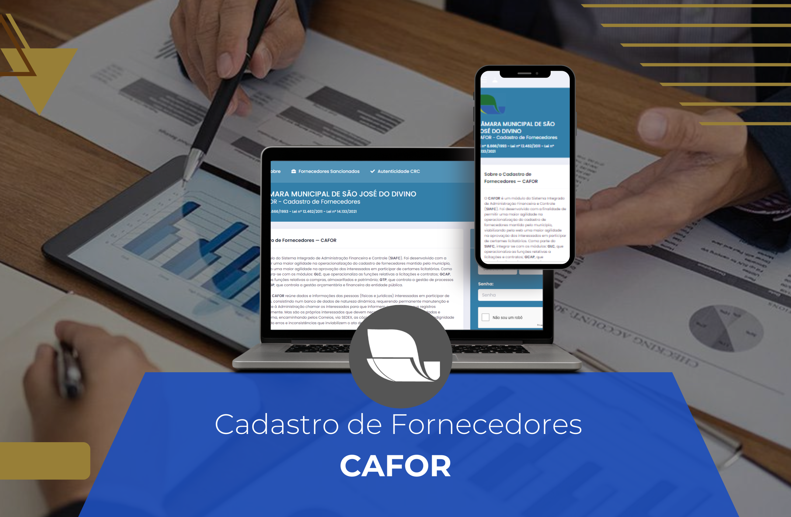 Câmara disponibiliza ferramenta online de cadastro de fornecedores e emissão de CRC