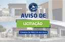 Aviso de Licitação - Tomada de preços 001/2023 para construção da sede da Câmara Municipal