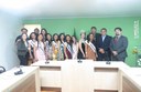 Candidatas a Miss SJD 2018, se apresentam em sessão da Câmara