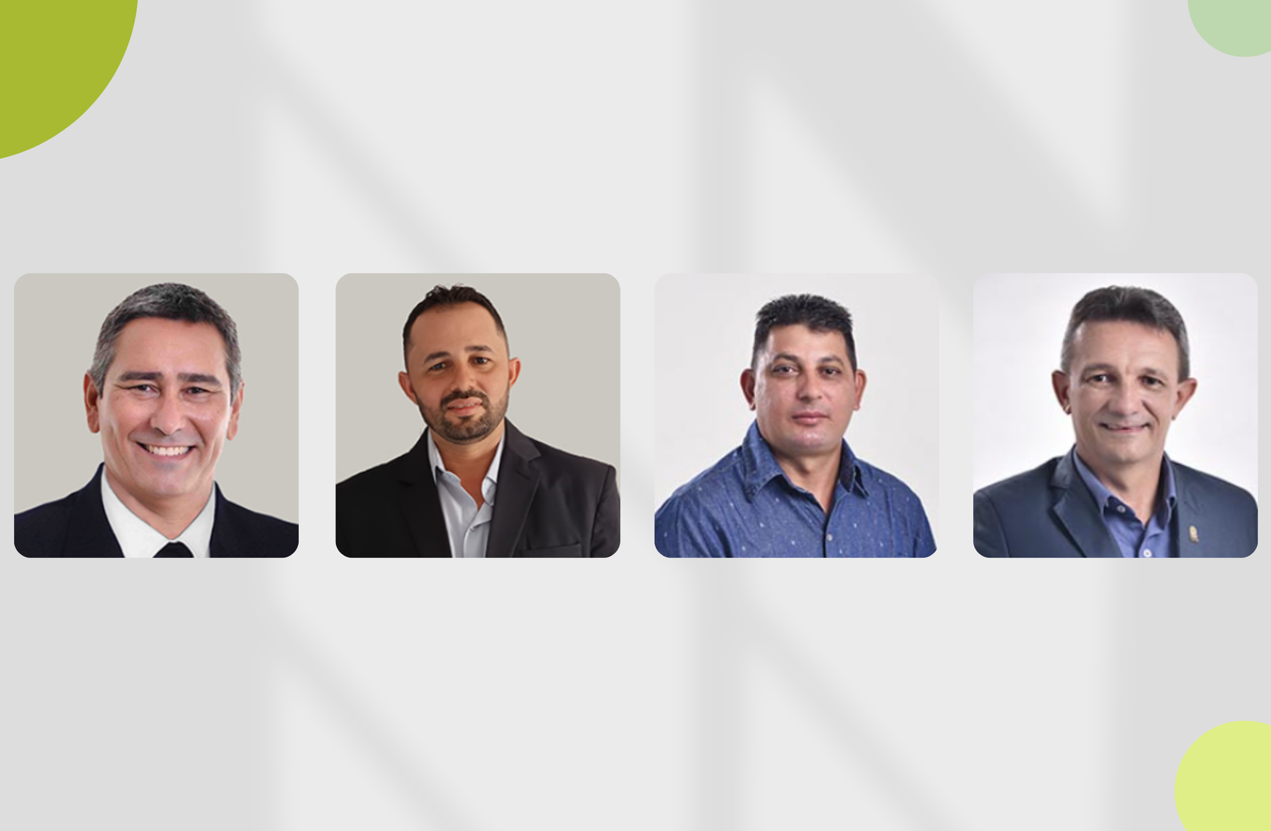 Carlos Samuel, Antonio Batista, Neto e Prof. Marcelo, buscam junto ao Executivo melhorias na iluminação do campo de futebol Manoel Promeno