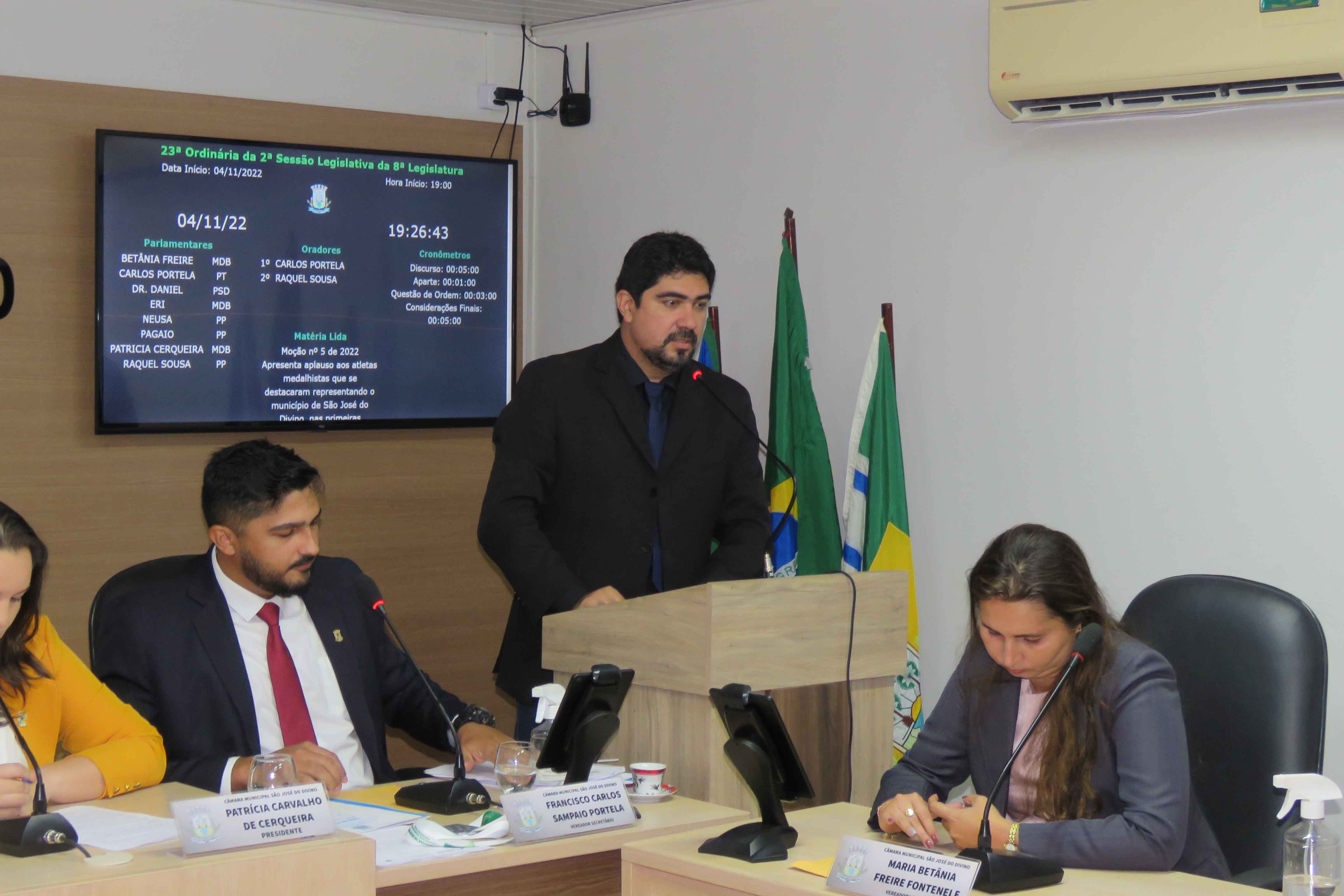 Dr. Daniel destaca pautas sobre atletas municipais medalhistas e XXX festa do leite