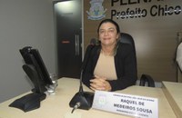 Indicação da vereadora Raquel solicita ao Prefeito, roço nas ruas da sede do Município de São José do Divino