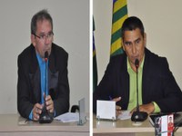 Prof. Bernardo e Carlos Samuel apresentam Proj. de Lei  que cria o Serviço de inspeção Municipal