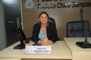 Ver. Raquel solicita providências ao Prefeito para restabelecimento efetivo de água na comunidade Crides Ver. Raquel solicita providências ao Prefeito para restabelecimento efetivo de água na comunidade Crides