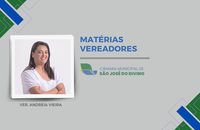 Vereadora Andréia Vieira solicita avaliação estrutural da ponte sobre o Rio Jacareí e recomposição do aterro